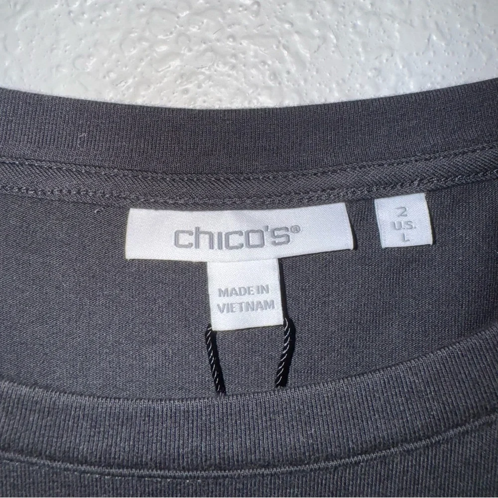 Chico’s Short Dress Tired Tshirt Dress. - Picture 3 of 6